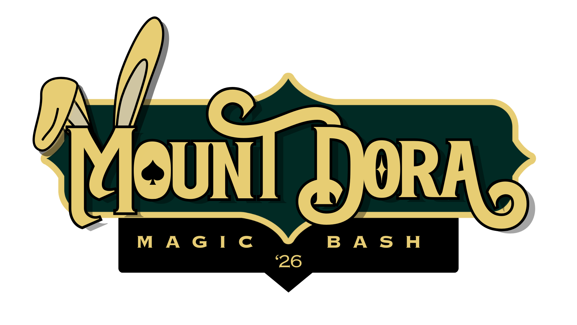 Mount Dora Logo with Bunny Ears for Magic Bash